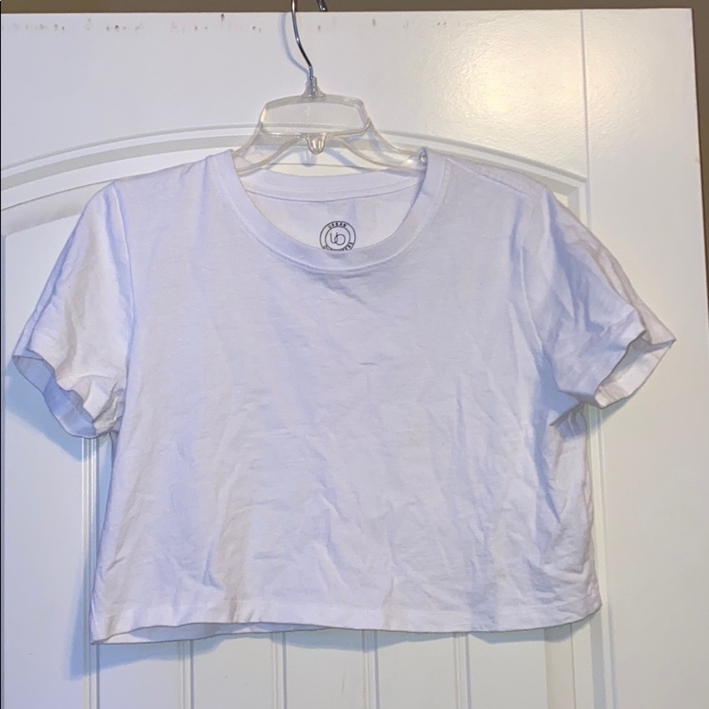 Urban Outfitters plain white crop top